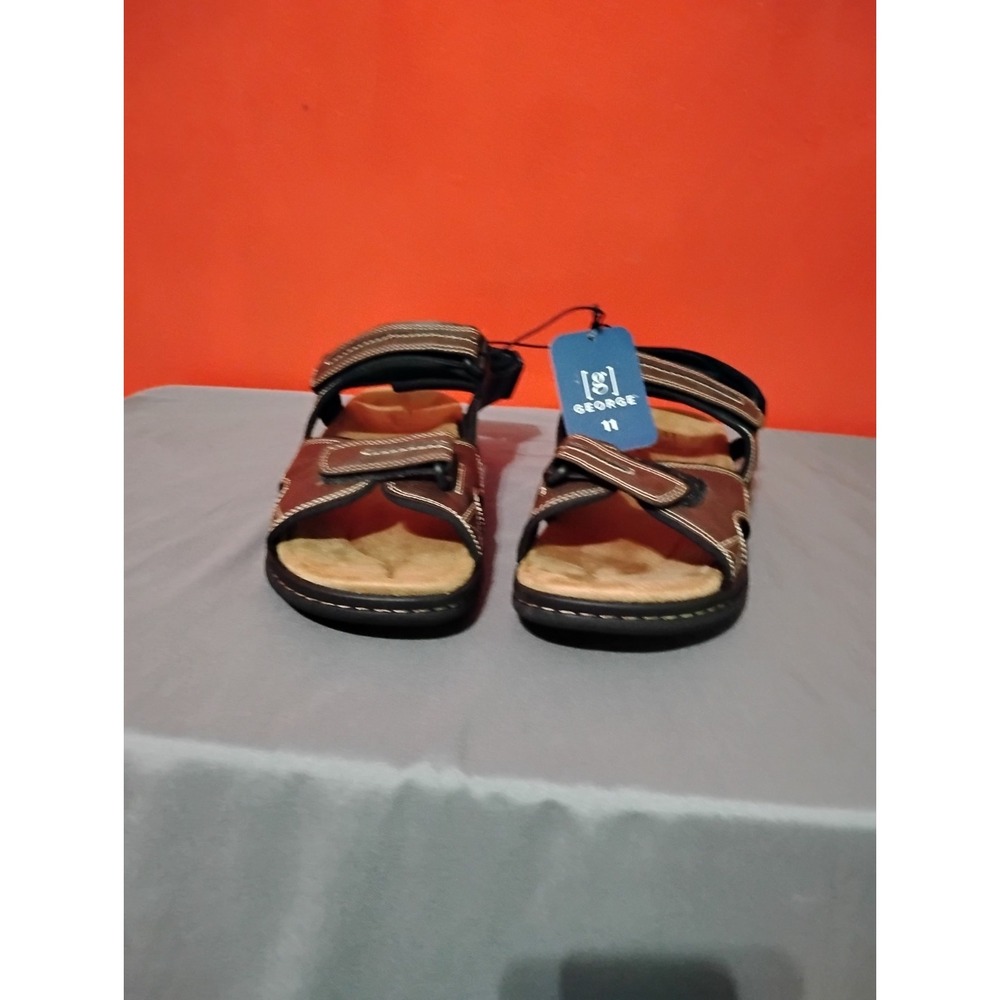 George Mens Comfort‎ Sandals Size 11